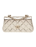 Chanel Metallic Flap · Gold