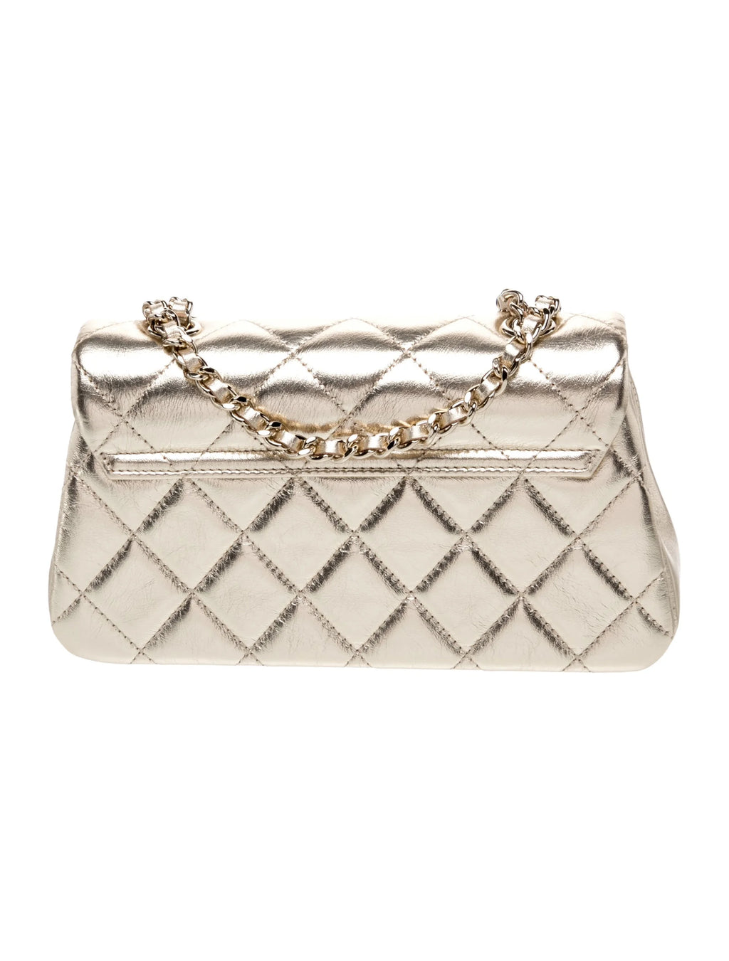 Chanel Metallic Flap · Gold
