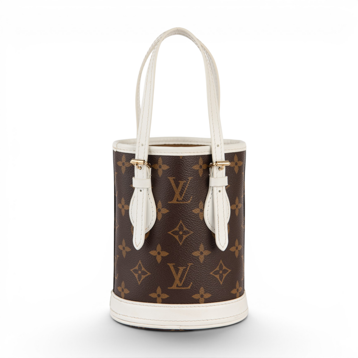 Louis Vuitton Nano Bucket Bag — front view