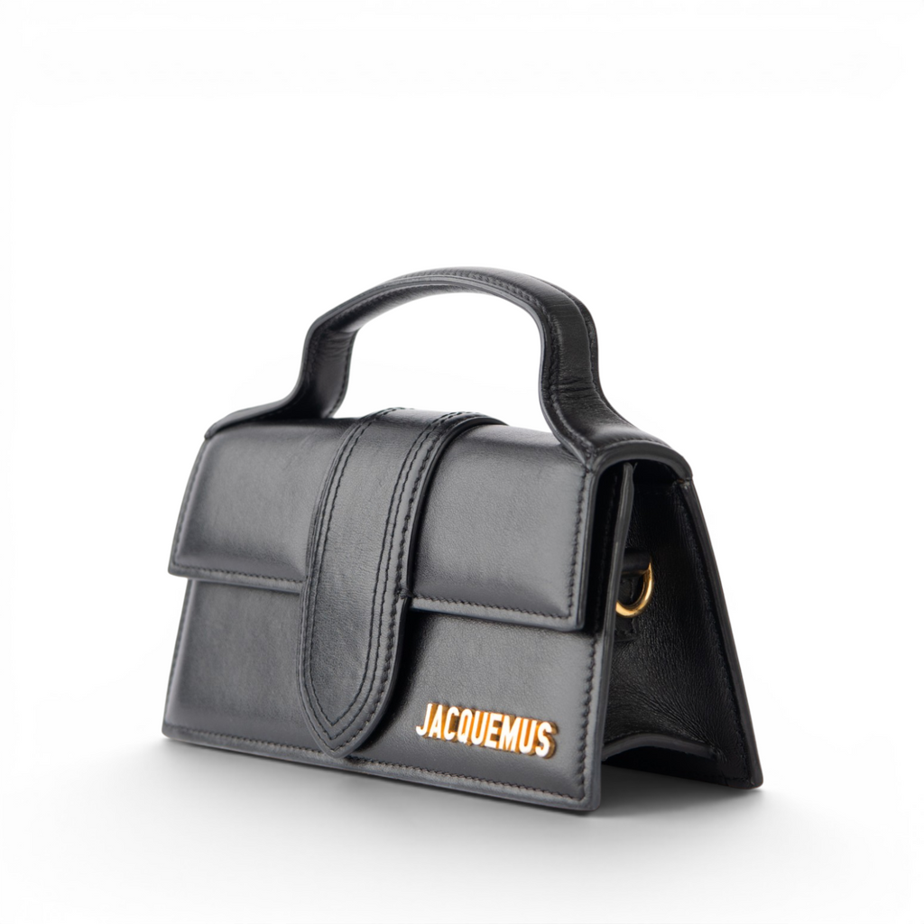 Jacquemus Le Bambino Leather Top Handle — side view