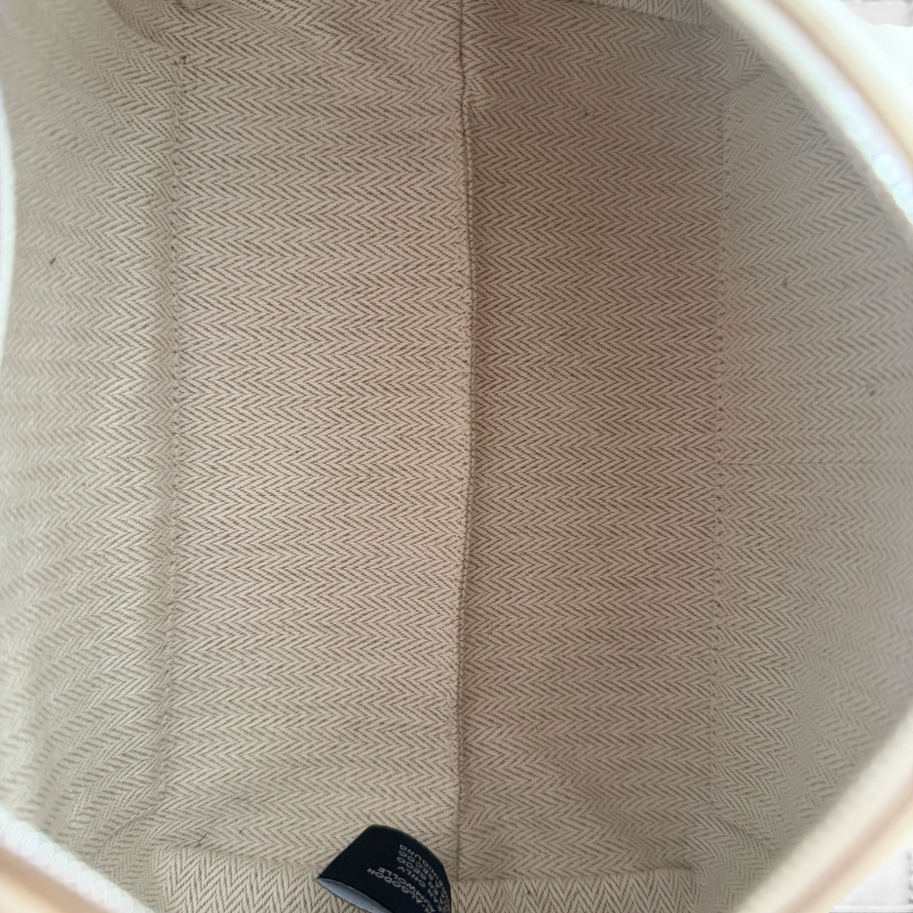 Hermès Bride-à-Brac Canvas Case — interior