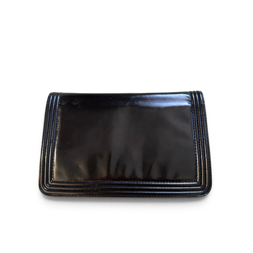 Chanel Black Patent Boy WOC — rear